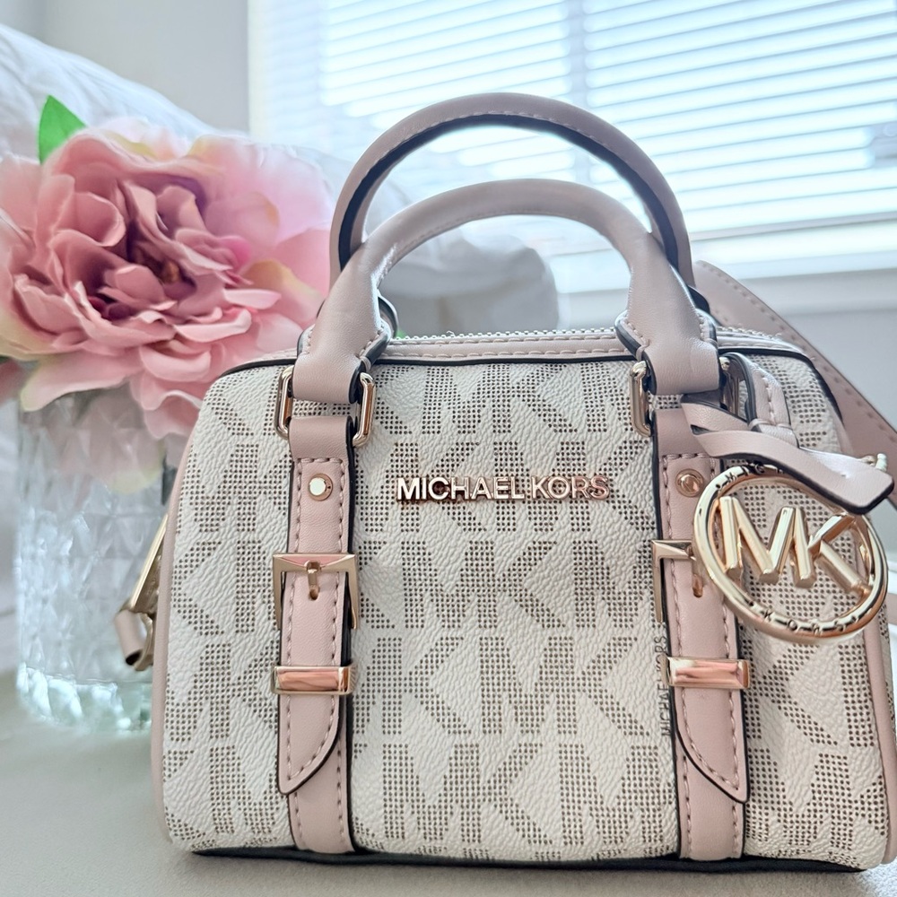 Michael Kors Mini Bag in Pink and Cream